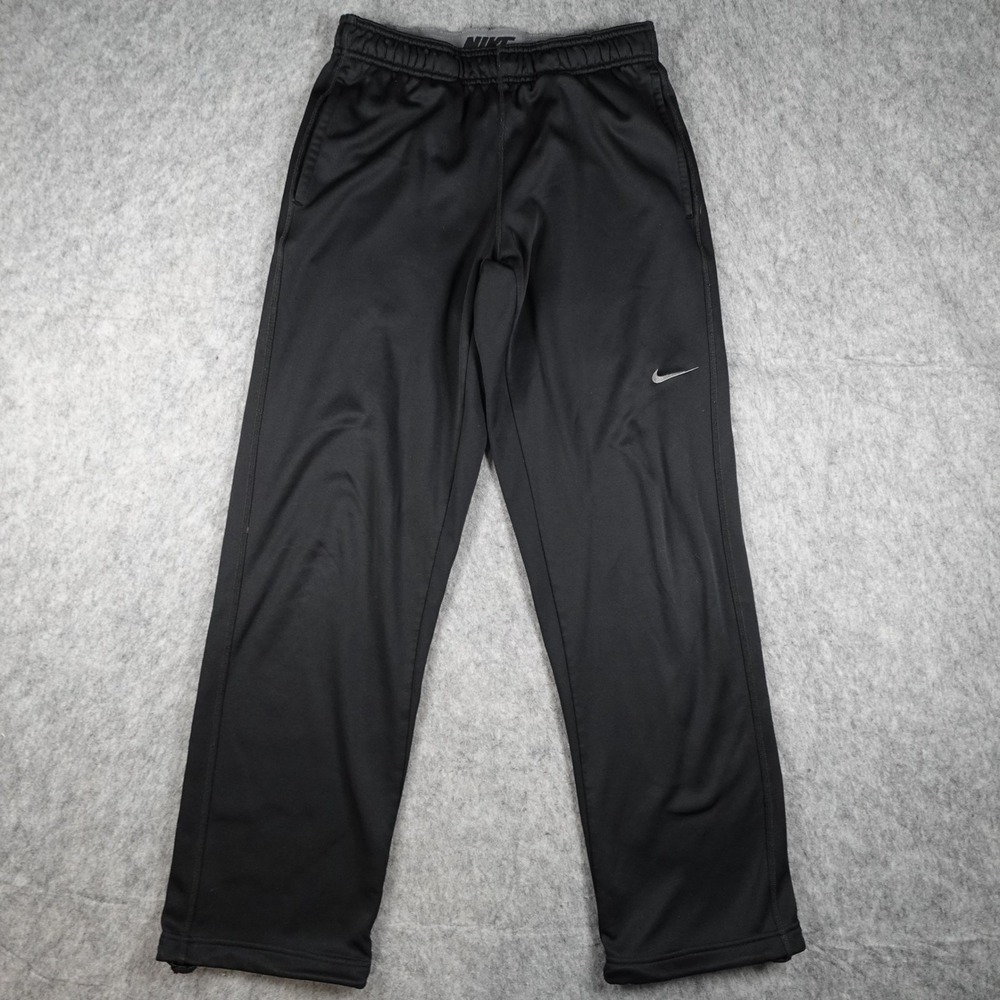 Nike Pants Men Small Black Therma Fit Knockout Fleece Athletic Training 379431